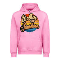 Fuchsia Pink Walking on Sunshine Urban Hoodie - JahusDesignShop