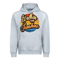 Heather Grey Walking on Sunshine Urban Hoodie - JahusDesignShop