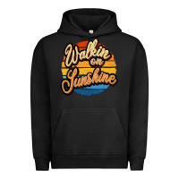 Pigment Black Walking on Sunshine Urban Hoodie - JahusDesignShop