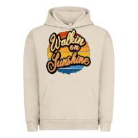 Pigment French Oak Walking on Sunshine Urban Hoodie - JahusDesignShop