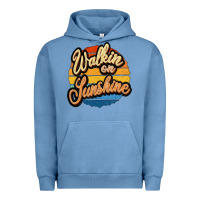 Pigment Pebble Blue Walking on Sunshine Urban Hoodie - JahusDesignShop