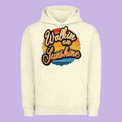 Walking On Sunshine Urban Hoodie Designed By Jahusdesignshop