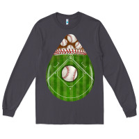 Smoke baseball and western roses teardrop Long Sleeve Tee - BundleAndBundleShop