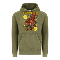 Vintage Olive mardi gras crawfish dude Vintage Hoodie - FaDigitalArtStudio