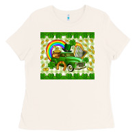 Bone St. Patrick's truck Ladies Tee - CowGirlArtShop