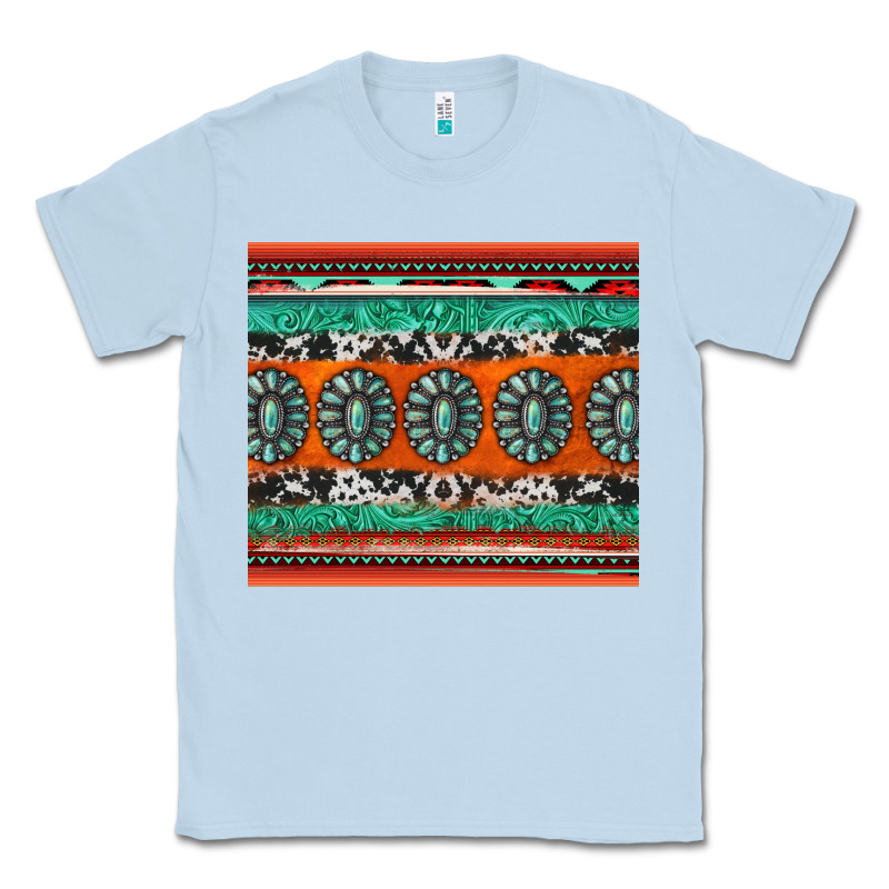 Turquoise Gemstone Western Classic Tee by Jasminsmagicworld | Teevron