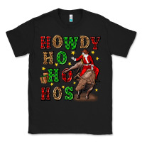 Black howdy ho ho hos christmas Classic Tee - CowGirlArtShop