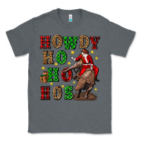 Charcoal Heather howdy ho ho hos christmas Classic Tee - CowGirlArtShop