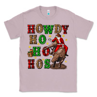 Lilac howdy ho ho hos christmas Classic Tee - CowGirlArtShop