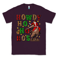Plum howdy ho ho hos christmas Classic Tee - CowGirlArtShop