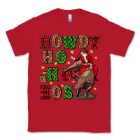 Red howdy ho ho hos christmas Classic Tee - CowGirlArtShop