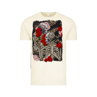 Vintage Arctic Two skeletons hugging Valentine's Day Vintage Tee - FaDigitalArtStudio