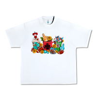 White Coffee And American Football Coffee Cups Urban Heavy Tee - FaDigitalArtStudio
