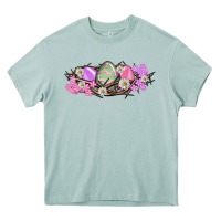 Arona Easter eggs and crown of thorns Easter Day Heavy Core Tee - HowdyJamesFarm