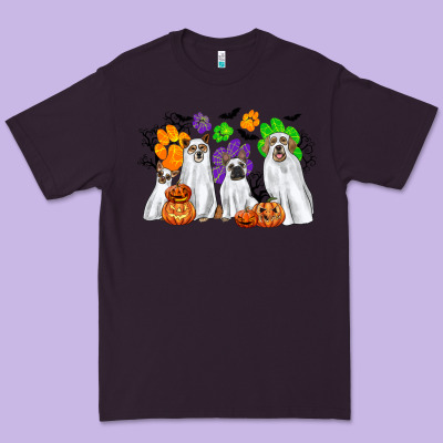 Ghost Dogs Premium Tee Designed By Cowgirlartshop