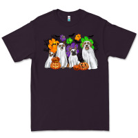 Plum ghost dogs Premium Tee - CowGirlArtShop