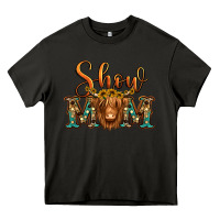 Asphalt show mom long haired cow Heavy Core Tee - Jasminsmagicworld