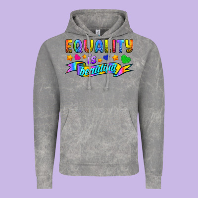 Equality Is Beautiful Vintage Hoodie Designed By Bundleandbundleshop