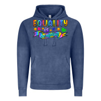 Vintage Denim Equality Is Beautiful Vintage Hoodie - BundleAndBundleShop