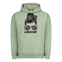 Pigment Oil Green race life Urban Hoodie - JahusDesignShop