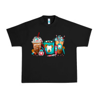 Black Dentist Coffee Cups Urban Heavy Tee - FaDigitalArtStudio