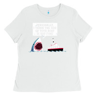 White polite jaws Ladies Tee - artisFamous