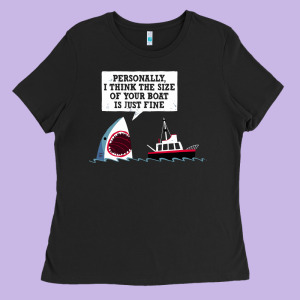 Polite Jaws Ladies Tee Designed By Artisfamous