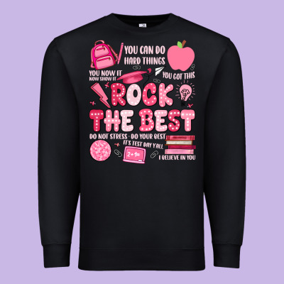 Rock The Best Premium Sweatshirt Designed By Jahusdesignshop