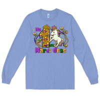 Colony Blue my first mardi gras unicorn Long Sleeve Tee - FaDigitalArtStudio
