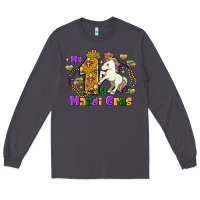 Smoke my first mardi gras unicorn Long Sleeve Tee - FaDigitalArtStudio