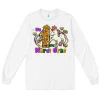 White my first mardi gras unicorn Long Sleeve Tee - FaDigitalArtStudio