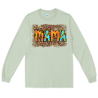 Matcha Leopard Sunflower Mama Long Sleeve Tee - RanaPortraitStore
