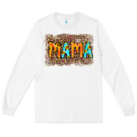 White Leopard Sunflower Mama Long Sleeve Tee - RanaPortraitStore