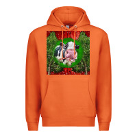 Carrot christmas holstein Premium Hoodie - LillyAllenDesigns