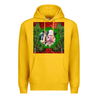 Lemon christmas holstein Premium Hoodie - LillyAllenDesigns