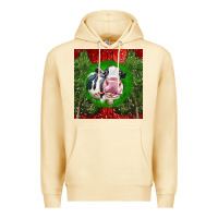Pina Colada christmas holstein Premium Hoodie - LillyAllenDesigns
