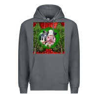 Rock christmas holstein Premium Hoodie - LillyAllenDesigns