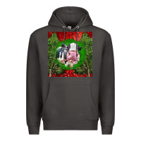 Smoke christmas holstein Premium Hoodie - LillyAllenDesigns
