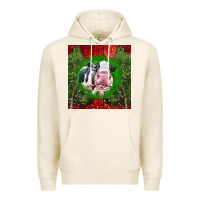 Tofu christmas holstein Premium Hoodie - LillyAllenDesigns