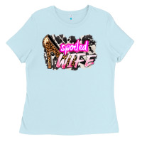 Baby Blue Spoiled wife Mother's Day Ladies Tee - HowdyJamesFarm