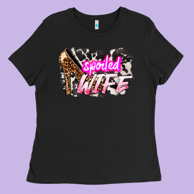Spoiled Wife Mother's Day Ladies Tee Designed By Howdyjamesfarm