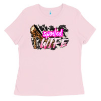 Bubblegum Pink Spoiled wife Mother's Day Ladies Tee - HowdyJamesFarm