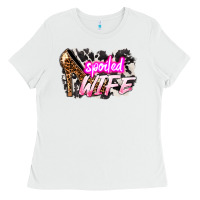 White Spoiled wife Mother's Day Ladies Tee - HowdyJamesFarm