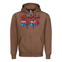 Chestnut all american mimi Zipper Hoodie - AdoDesignShop