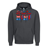 Smoke all american mimi Zipper Hoodie - AdoDesignShop
