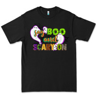 Black say boo and scary on Premium Tee - CowGirlArtShop