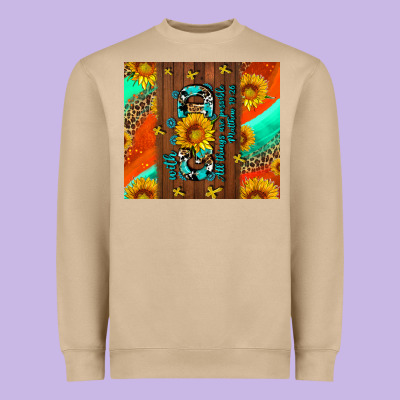 With God All Things Are Possible Heavyweight Sweatshirt Designed By Adodesignshop