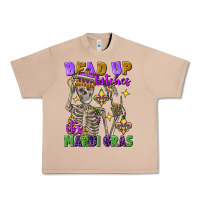 Burro Bead up bitches it's Mardi Gras skeleton Urban Heavy Tee - FaDigitalArtStudio