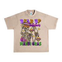 French Oak Bead up bitches it's Mardi Gras skeleton Urban Heavy Tee - FaDigitalArtStudio