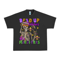 Pigment Black Bead up bitches it's Mardi Gras skeleton Urban Heavy Tee - FaDigitalArtStudio